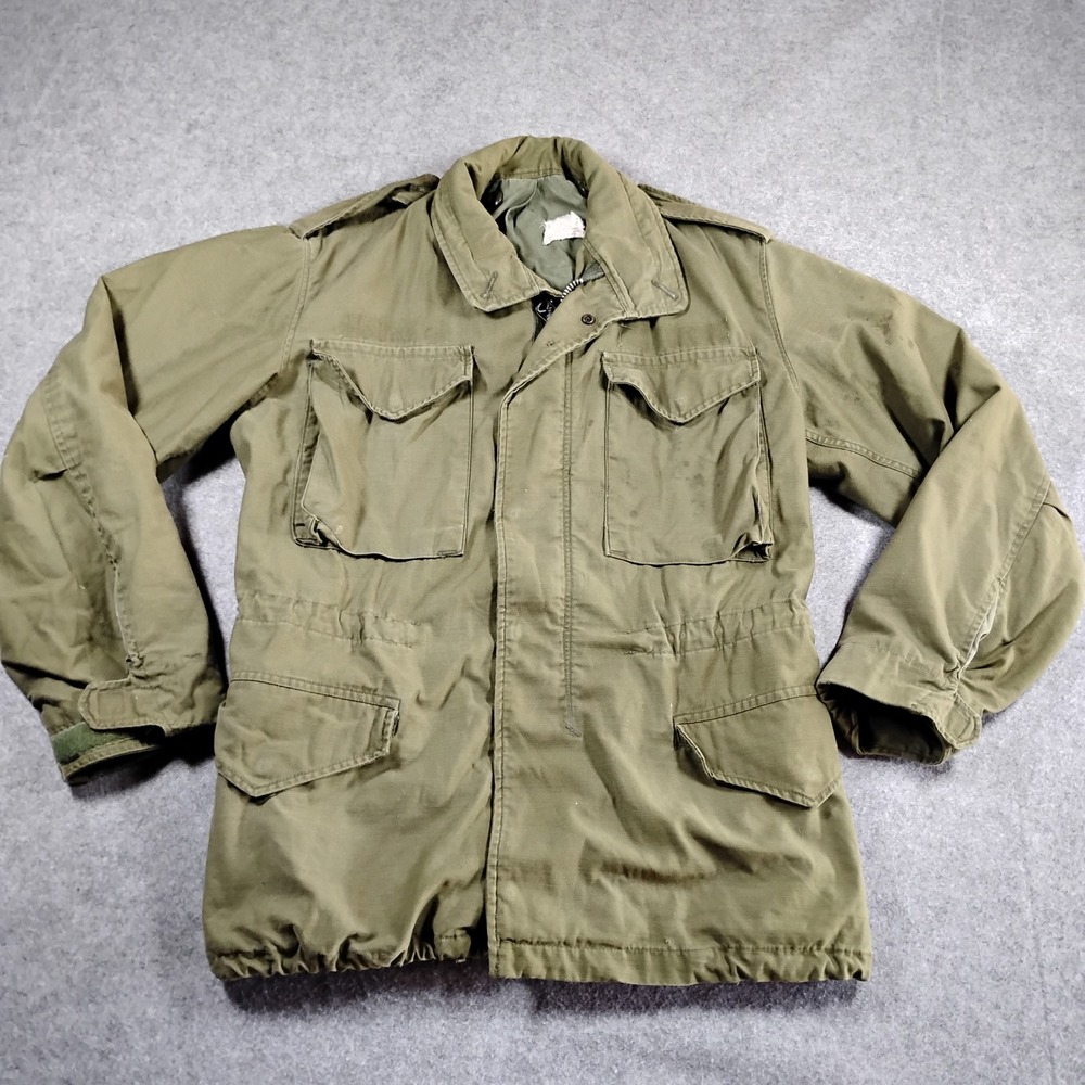 Vintage M-65 Field‎ Coat Mens Small Regular OG-107 Rolane Sportswear  Green